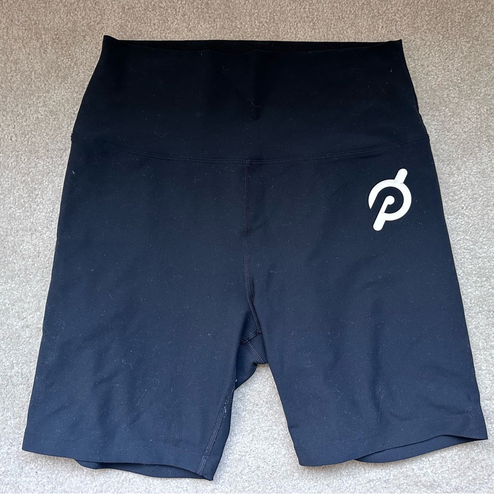 Peloton Black Bike Shorts - Size Large